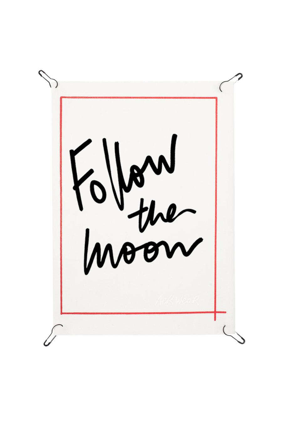 Texts on big detachable prints