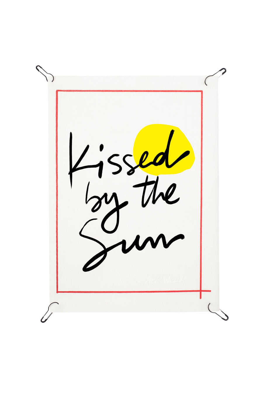 Texts on big detachable prints