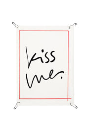 Texts on big detachable prints