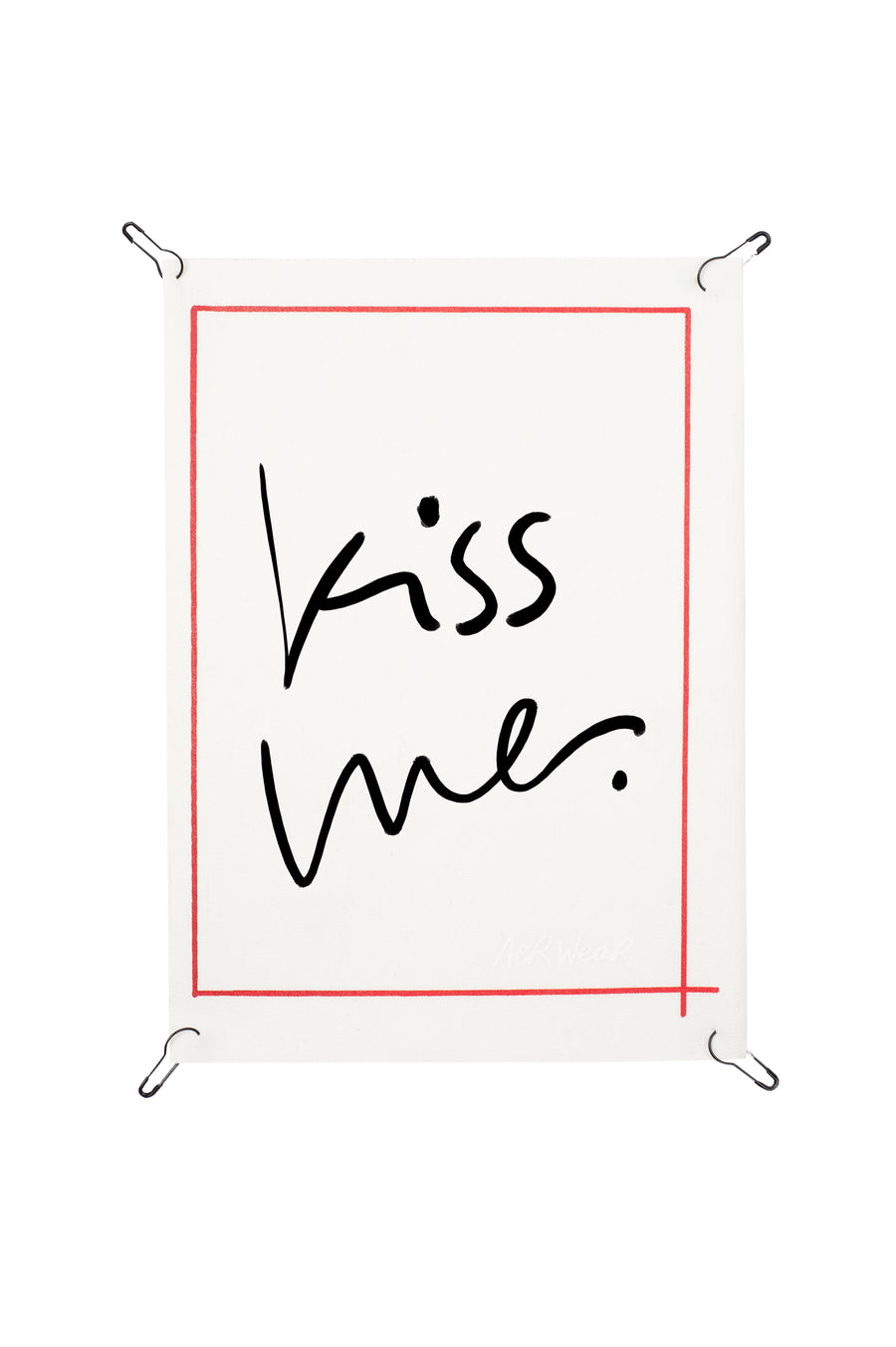 Texts on big detachable prints