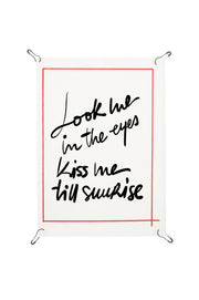 Texts on big detachable prints