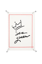 Texts on big detachable prints