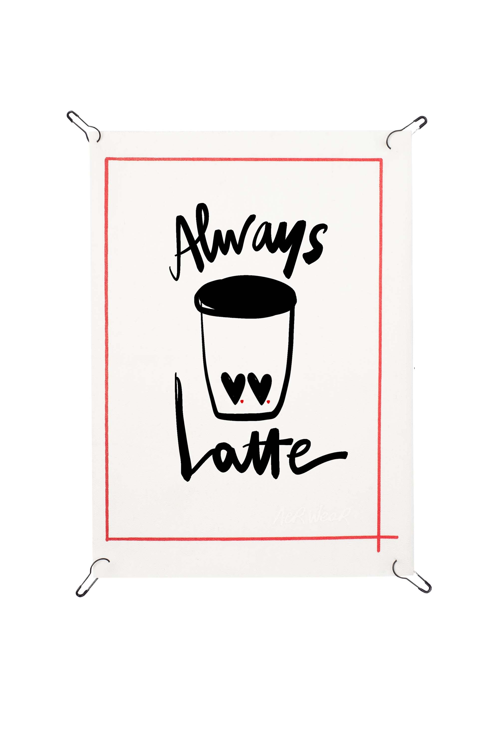 Always Latte club detachable print
