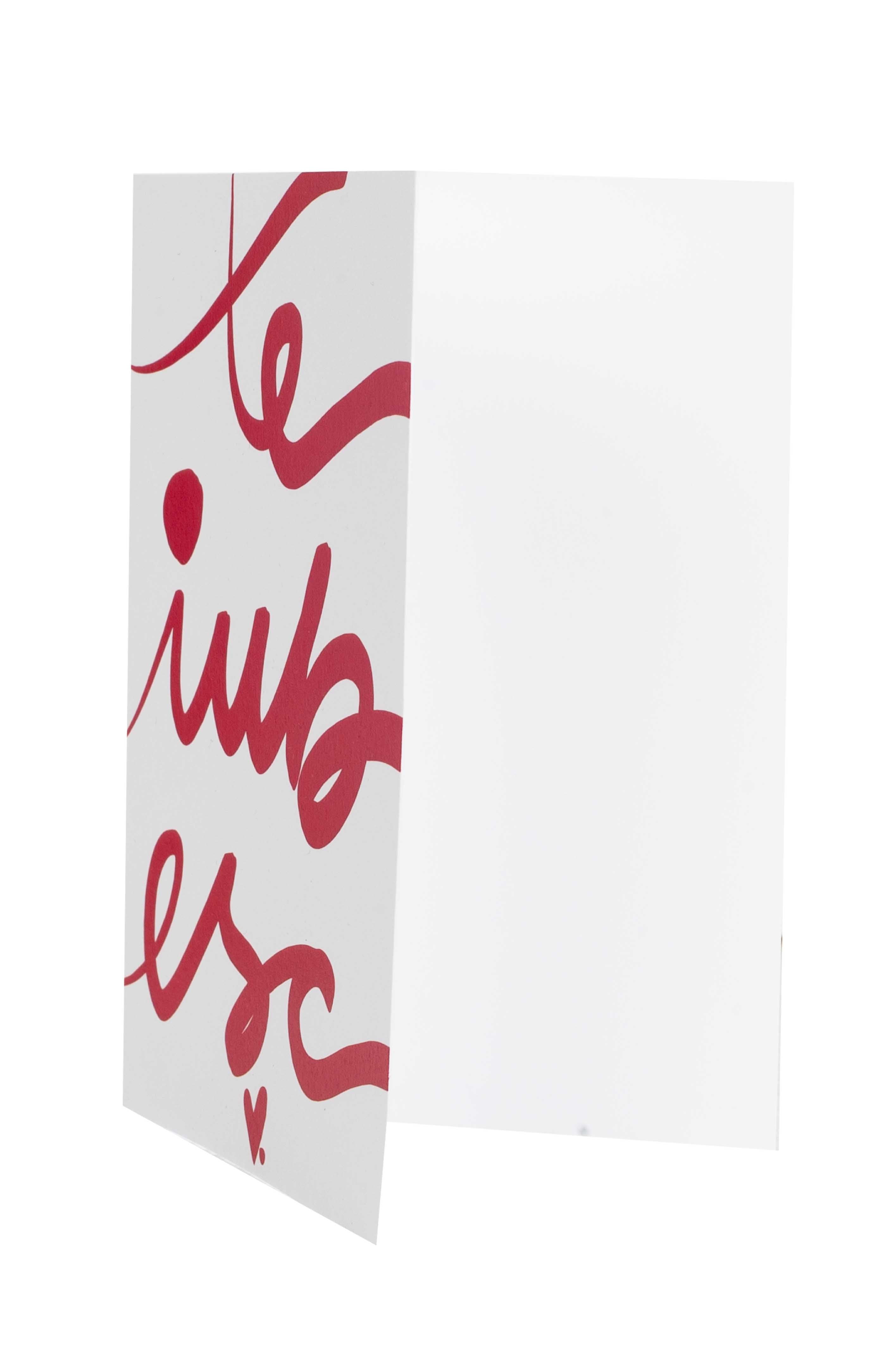 Te iubesc GREETING CARD