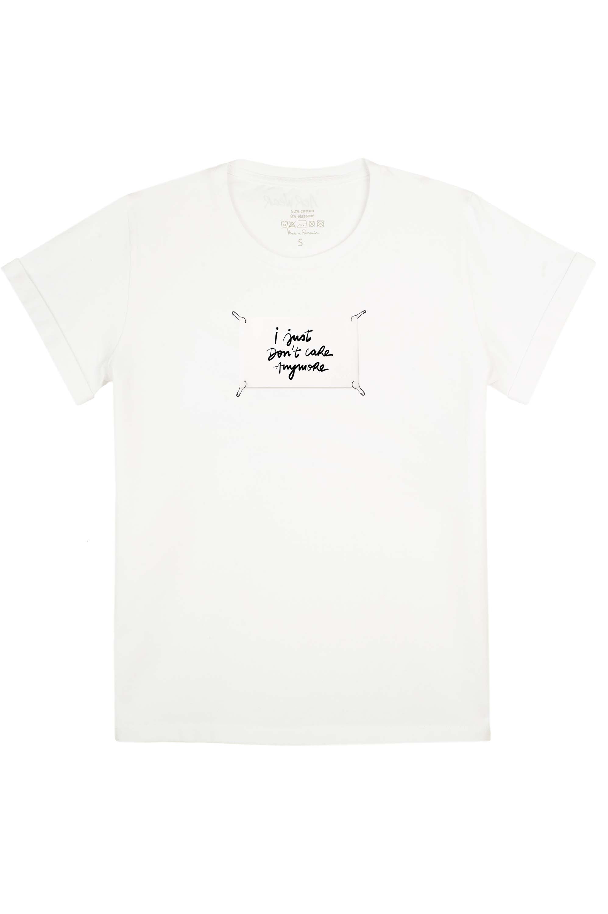 I just don't care anymore detachable print