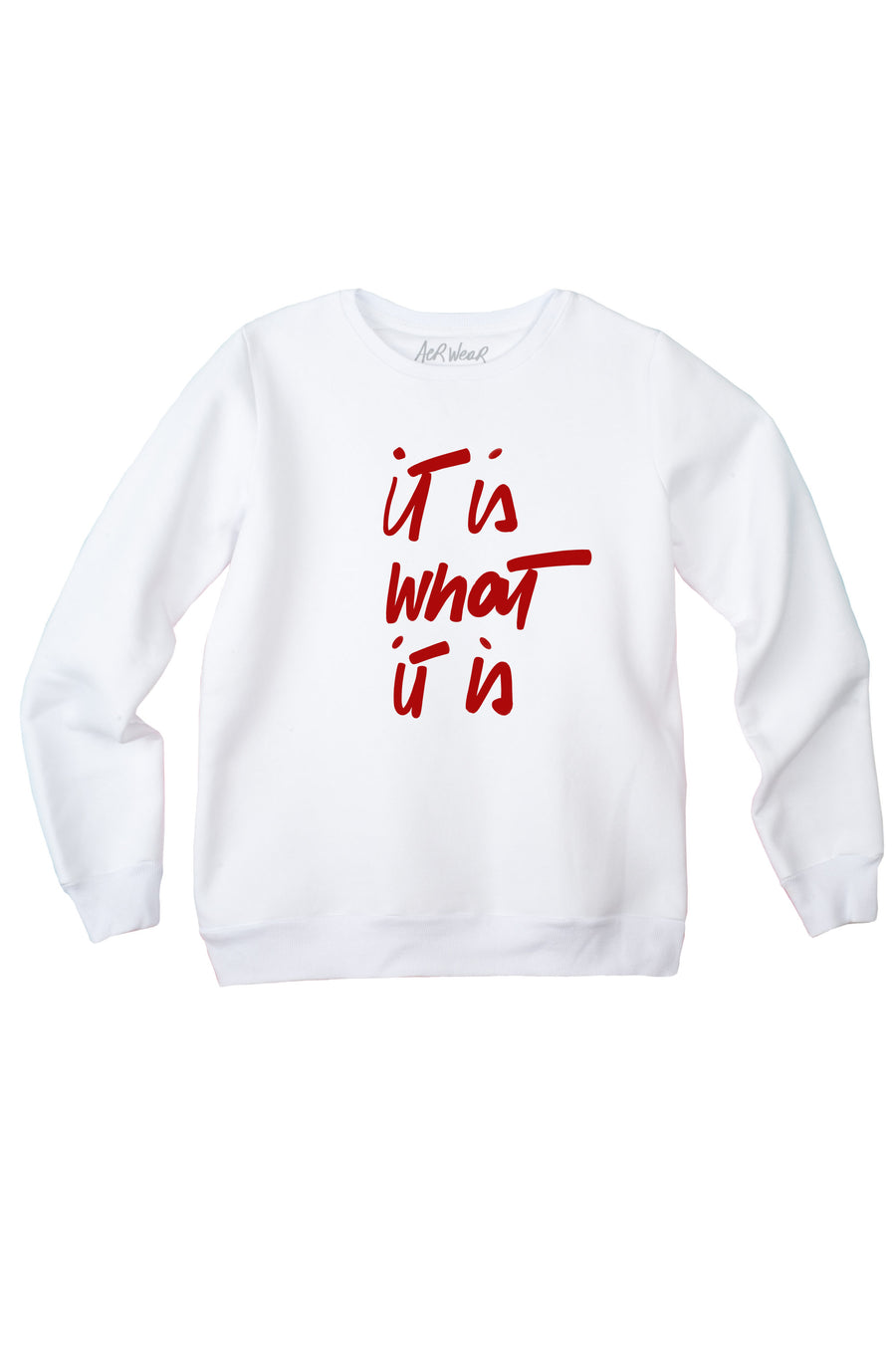 IT IS WHAT IT IS sweatshirt