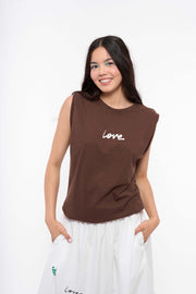 Love Sleeveless T-shirt