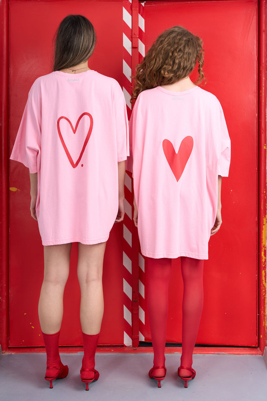Love with heart oversized t-shirt