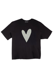 Love with heart oversized t-shirt
