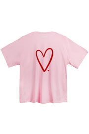 Love with heart oversized t-shirt