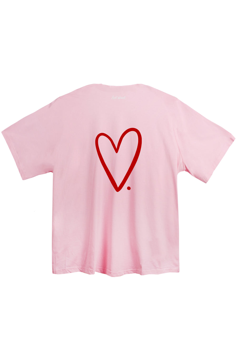 Love with heart oversized t-shirt