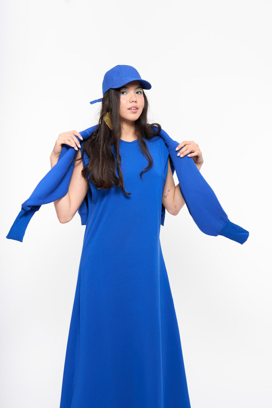 Royal blue t-shirt Dress