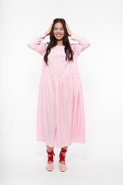 Striped cotton dress