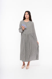 Striped cotton dress