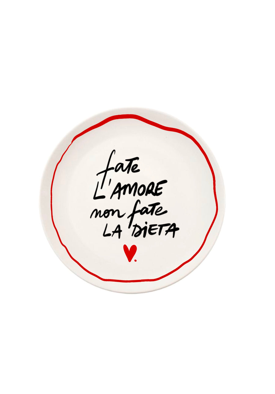 Fate l'amore, non fate la dieta PLATE