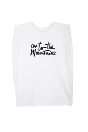 OFF TO THE MOUNTAINS Sleeveless T-shirt