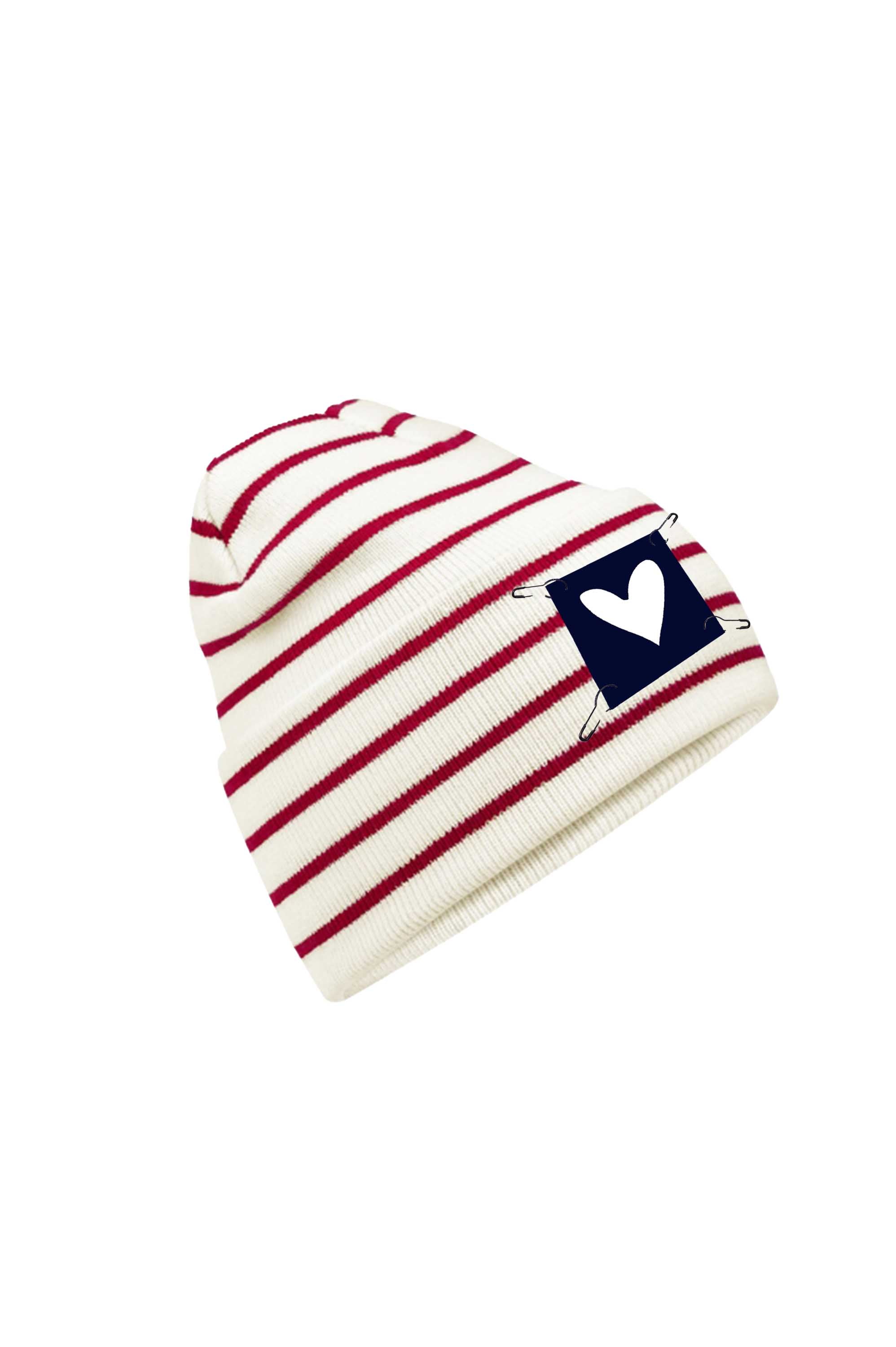 Striped beanie