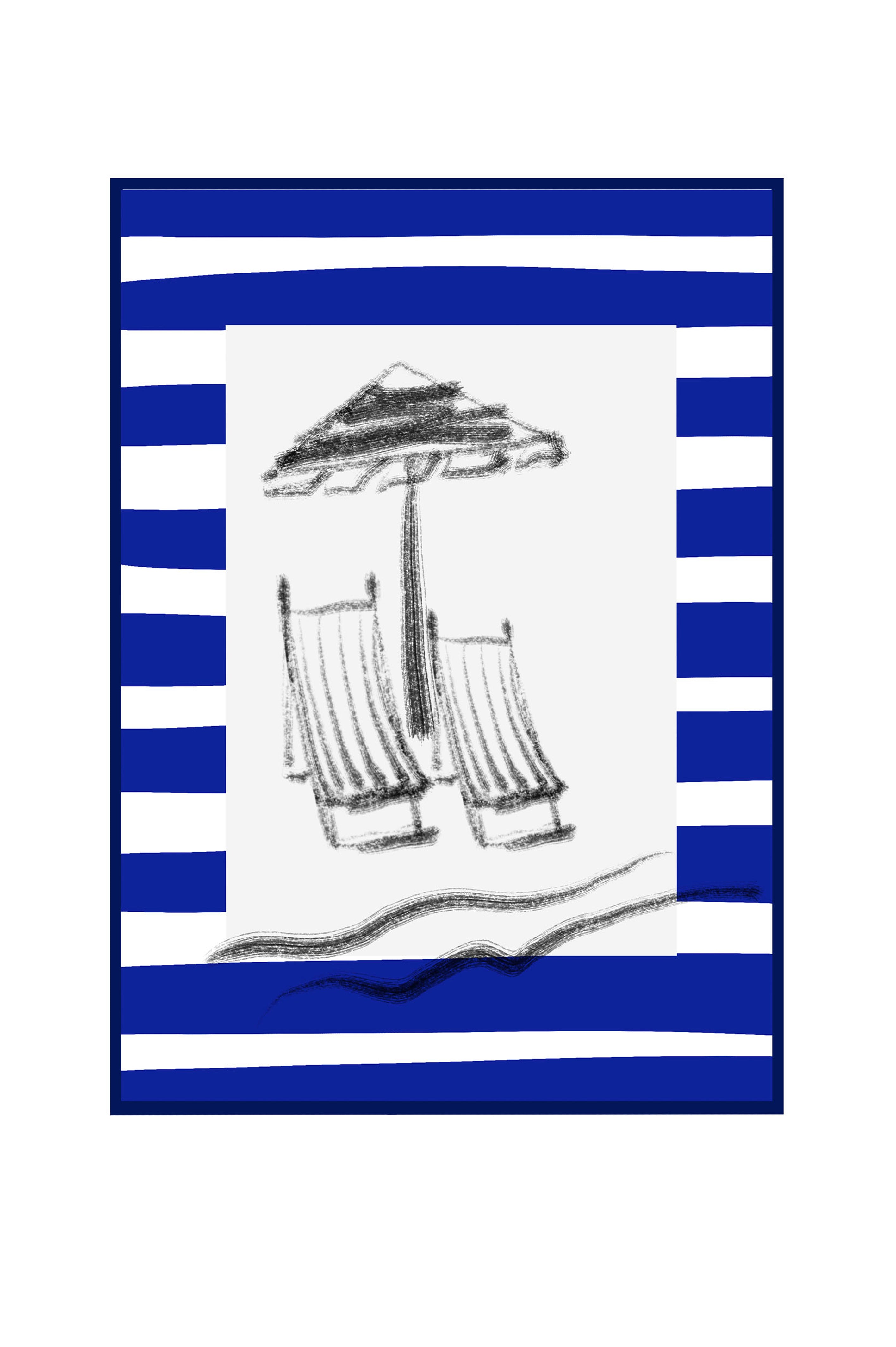 Chaise lounge at the beach