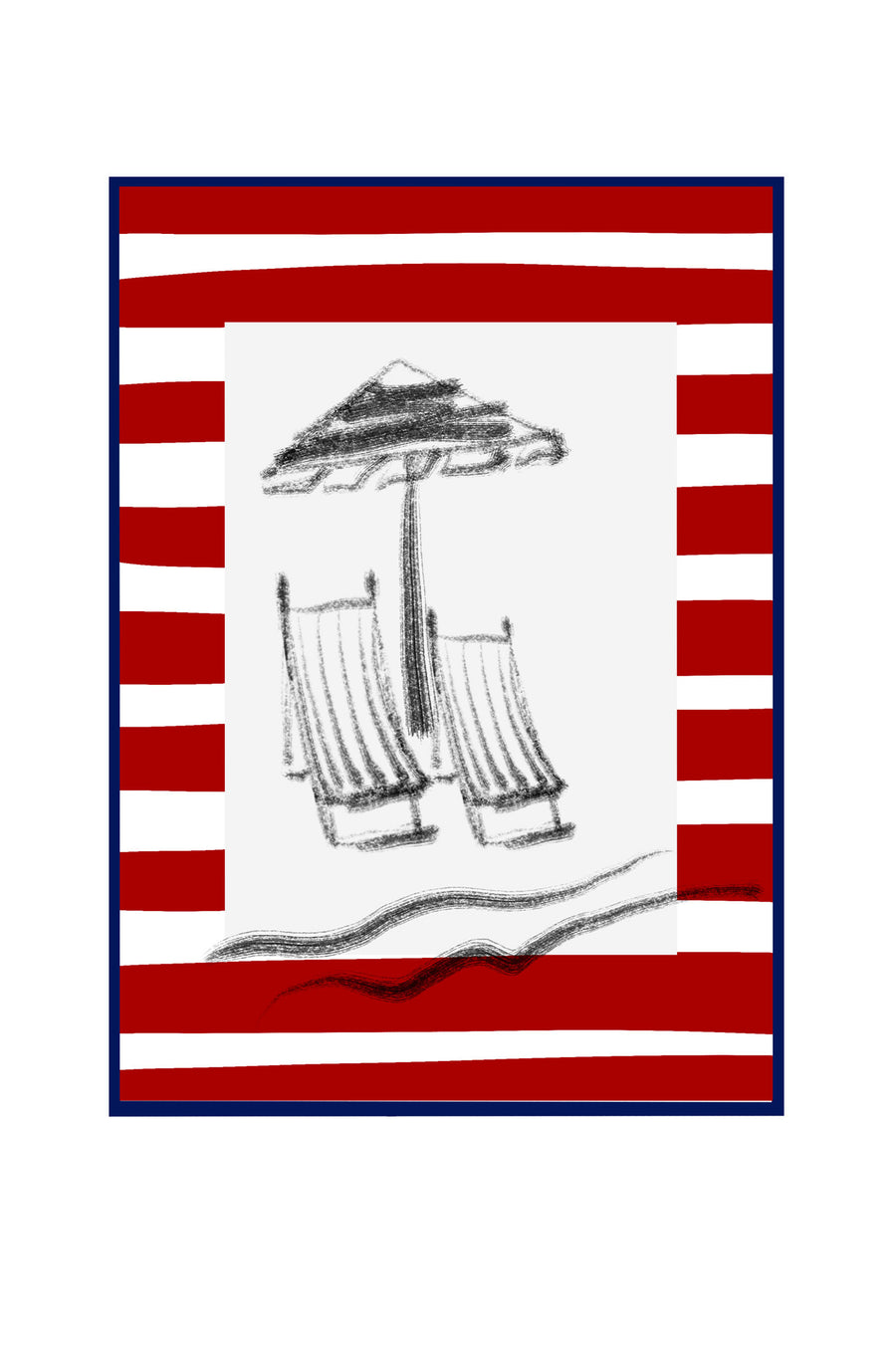 Chaise lounge at the beach