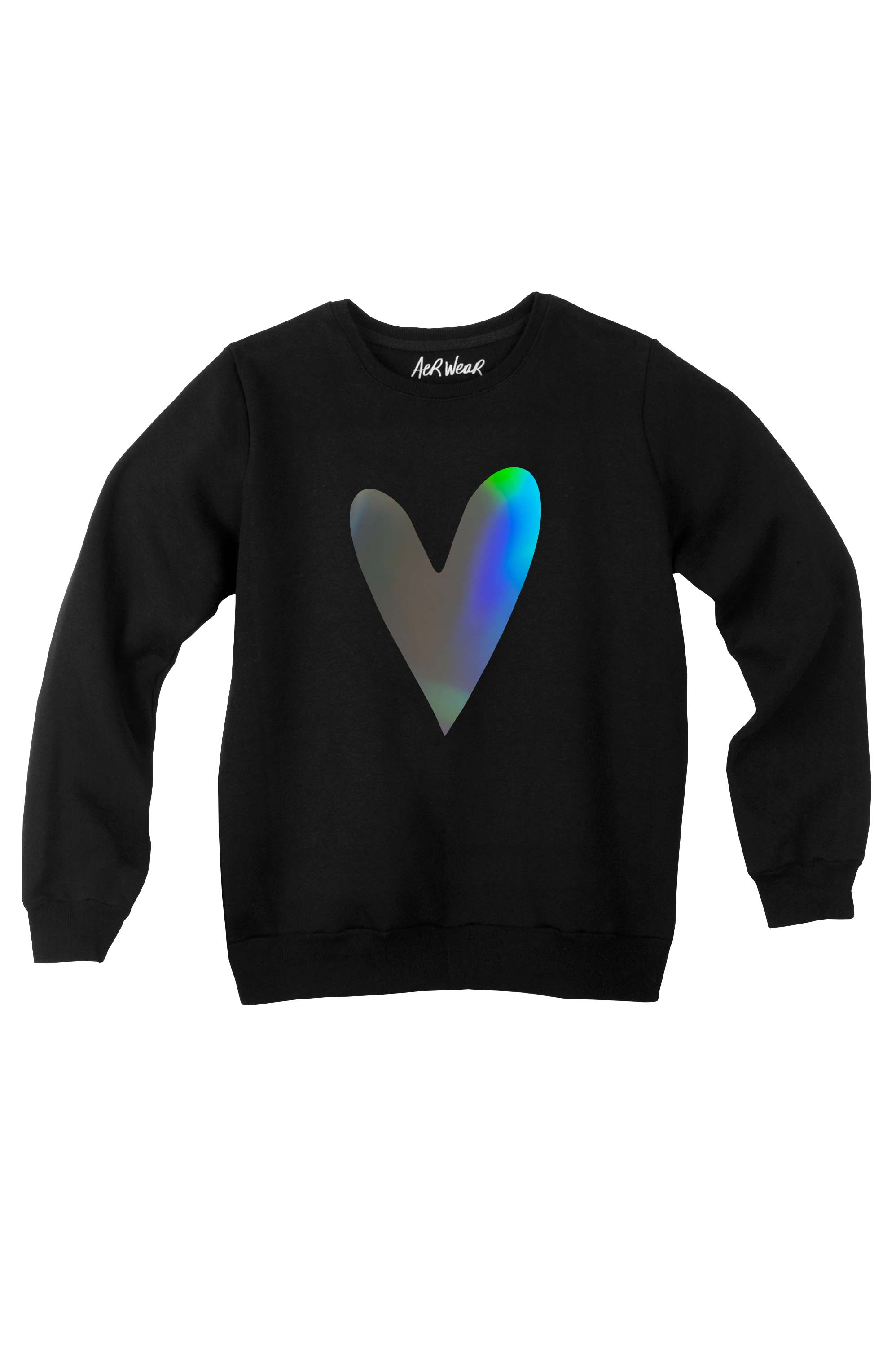 Holographic Heart Sweatshirt