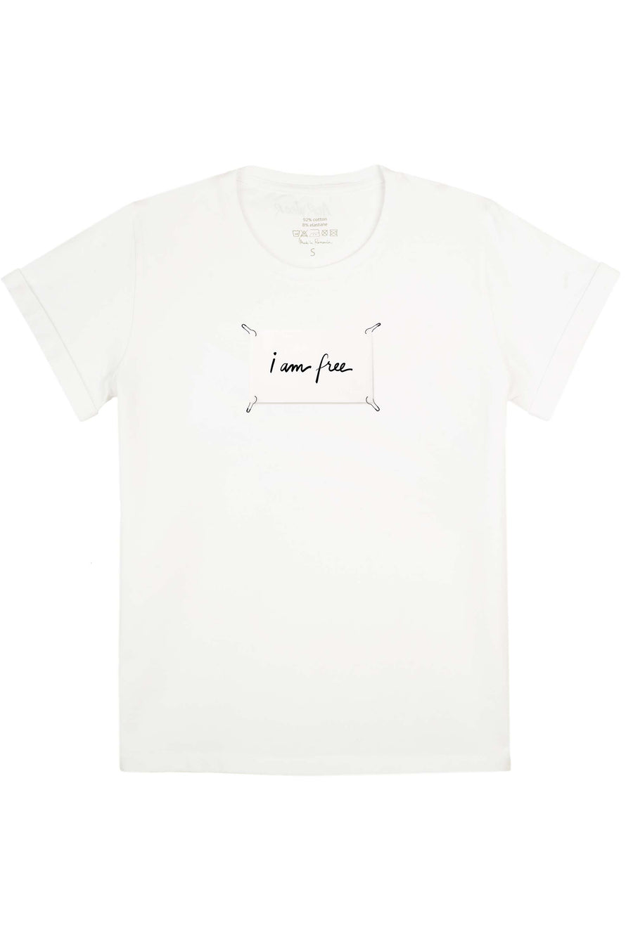 I am free detachable print