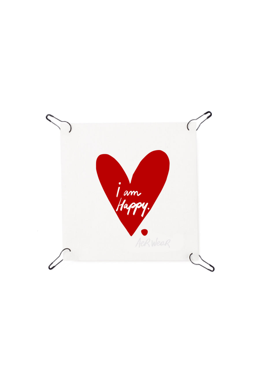 I am happy heart detachable print
