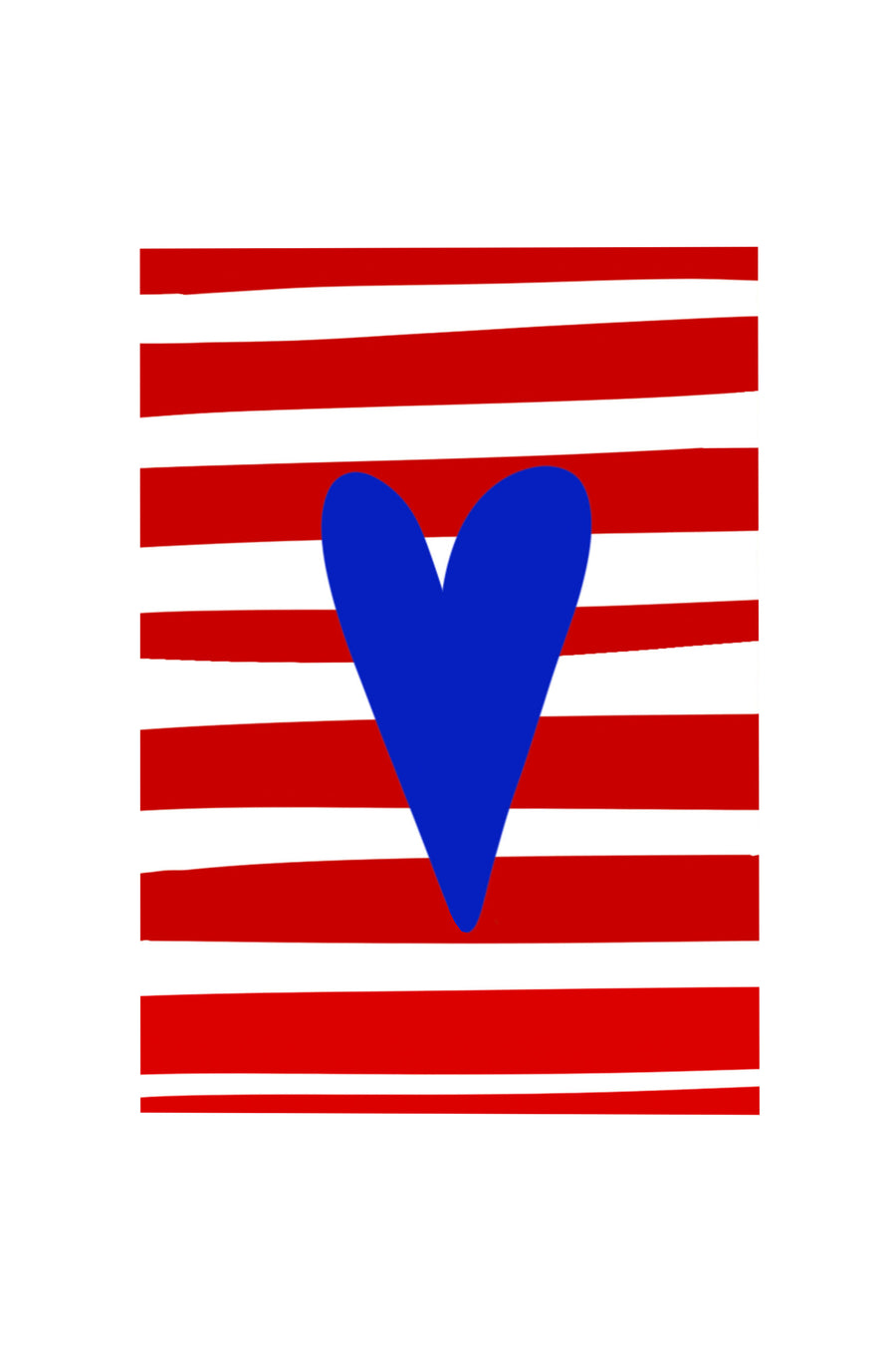 Striped sea greeting cards