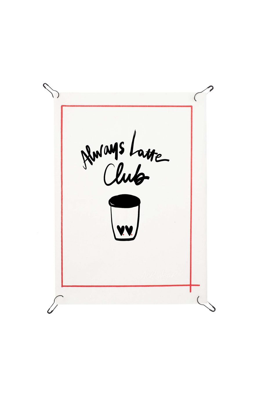 Always Latte club detachable print