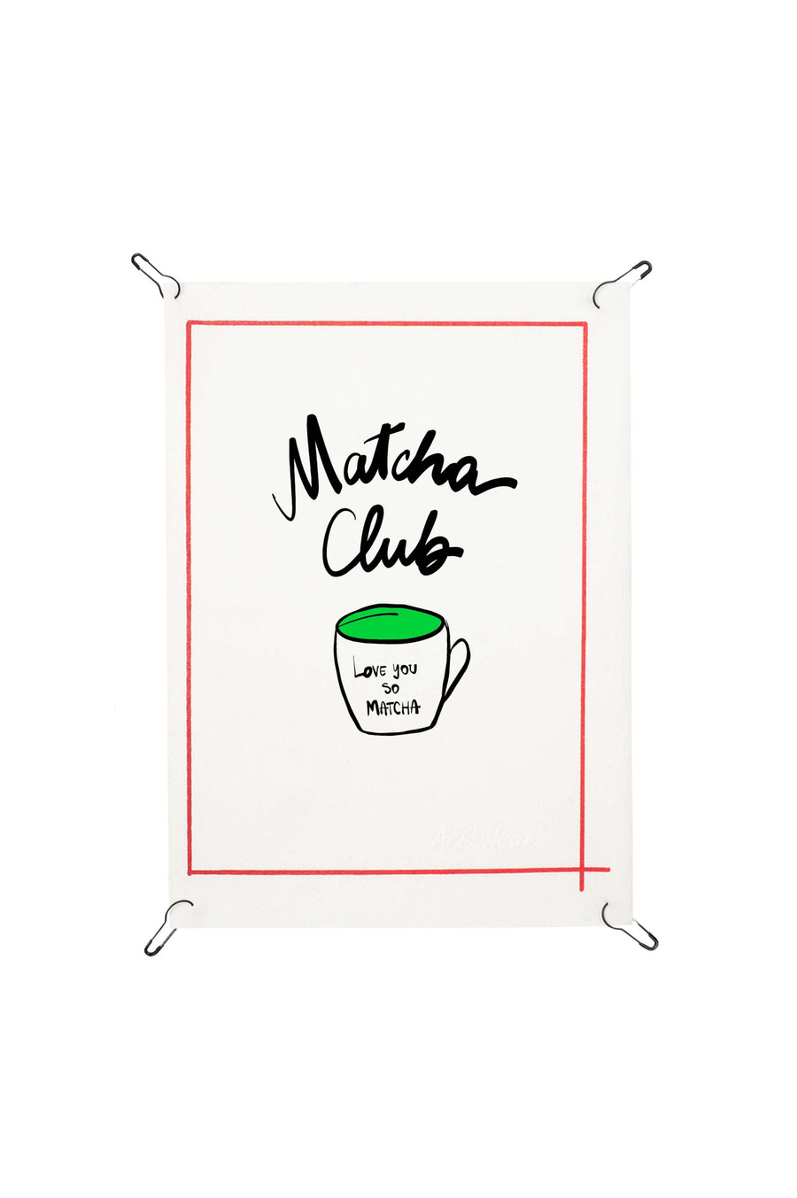 Matcha detachable print