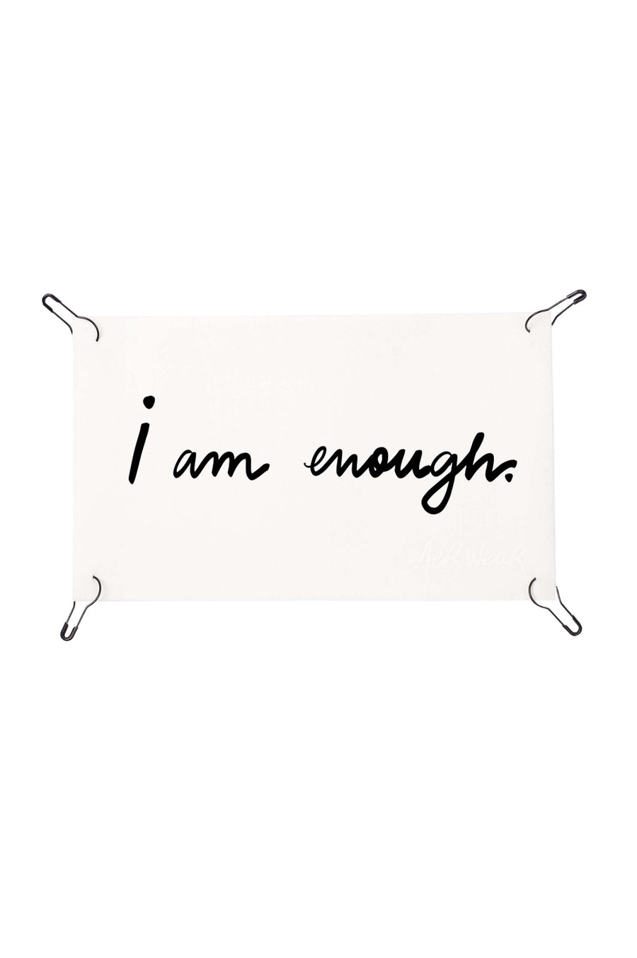 I am enough detachable print