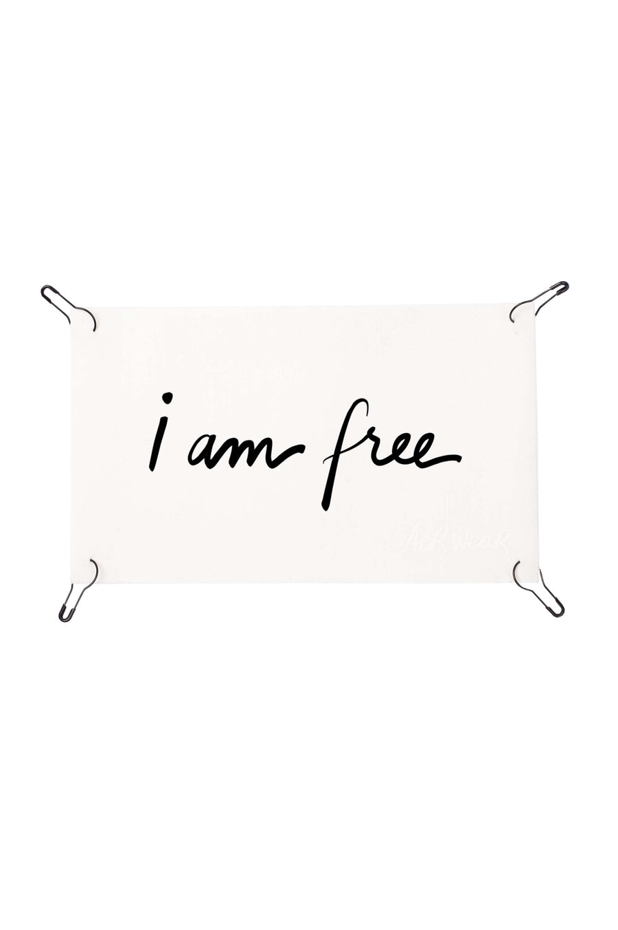 I am free detachable print
