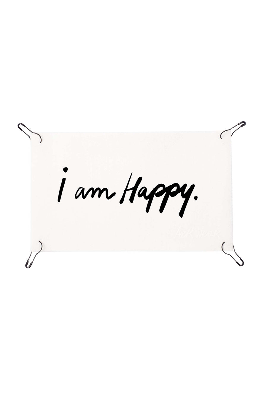 I am happy detachable print