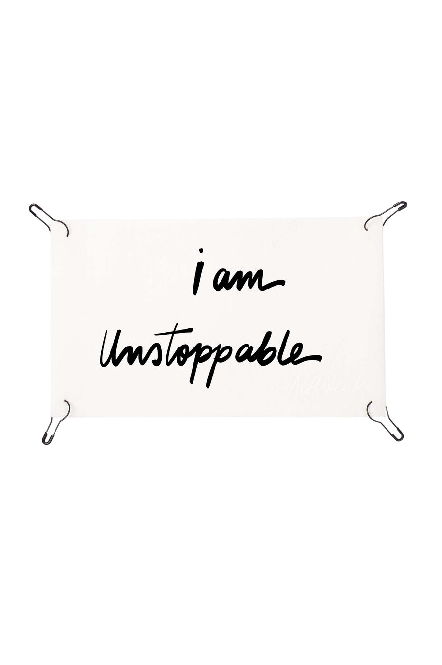 I am unstoppable detachable print