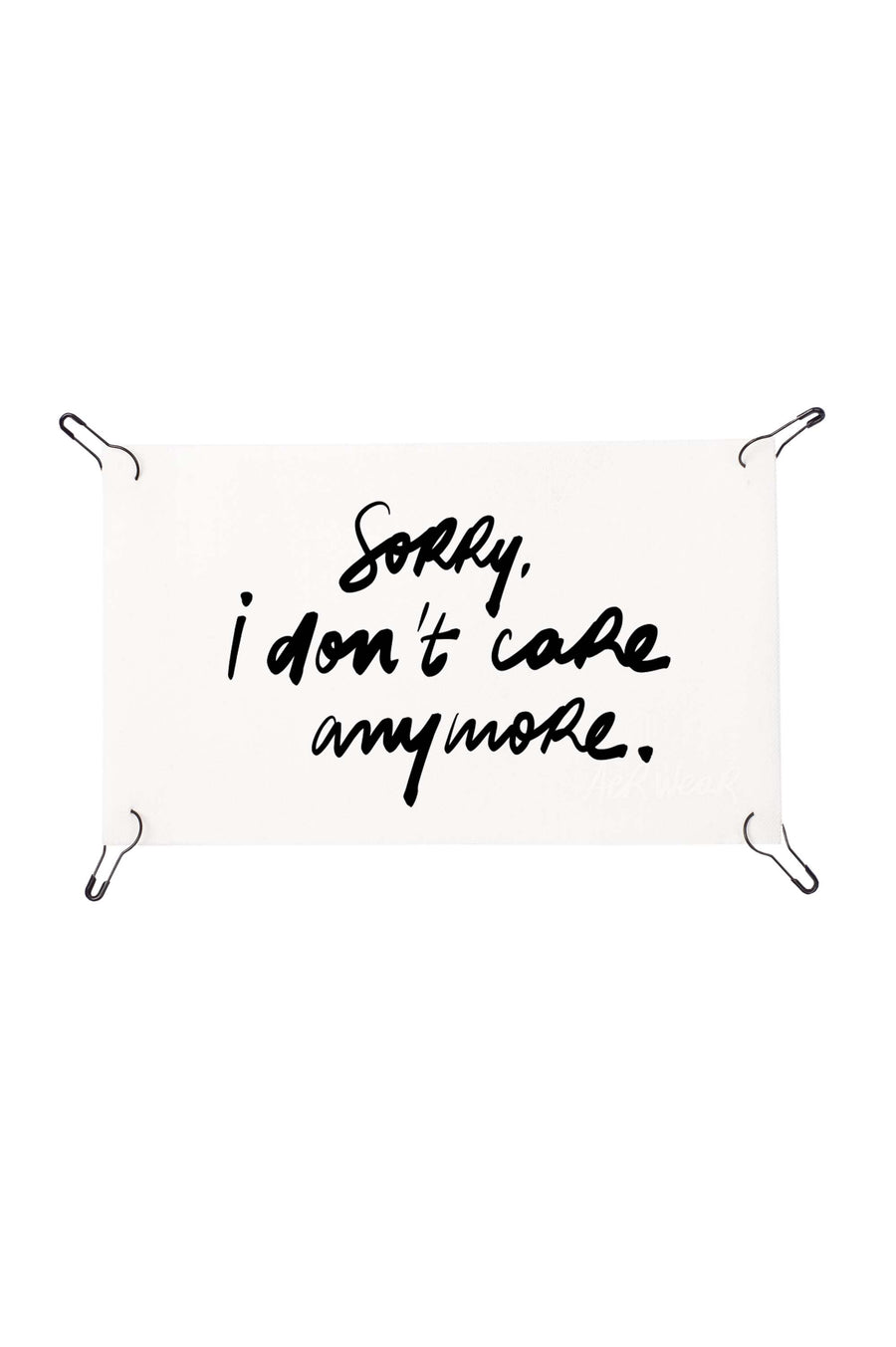 Sorry, I don't care anymore detachable print