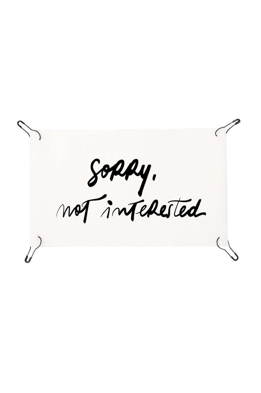 Sorry, not interested detachable print