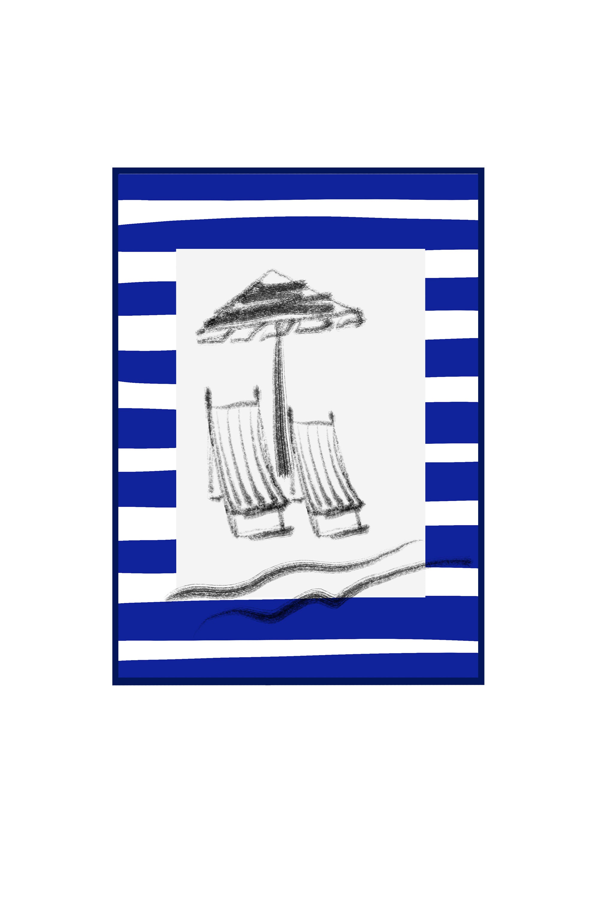 Chaise lounge at the beach