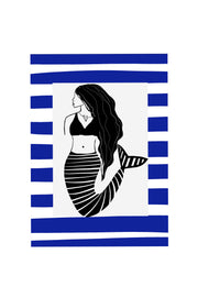 Striped sea greeting cards