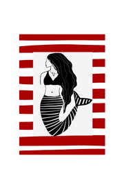 Striped sea greeting cards