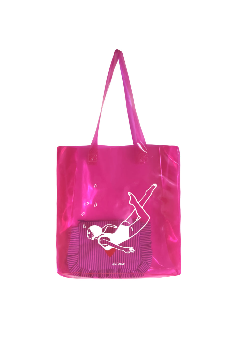 Gone swimming Transparent Tote bag