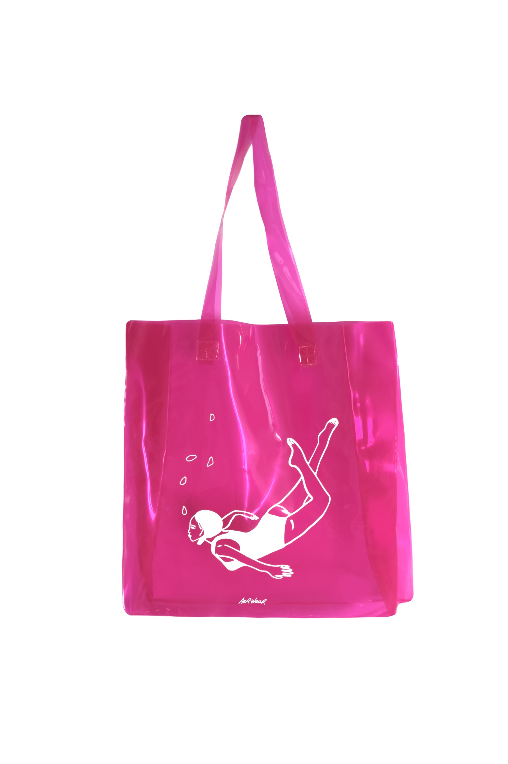Gone swimming Transparent Tote bag
