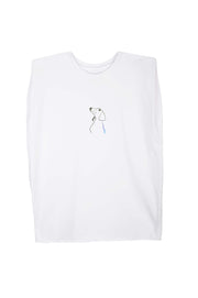 Holographic outline dog T-shirt - Limited Edition