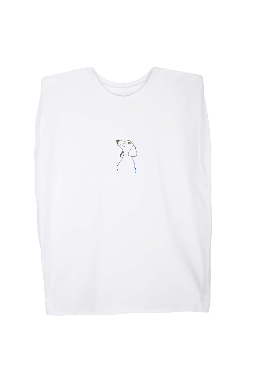 Holographic outline dog T-shirt - Limited Edition