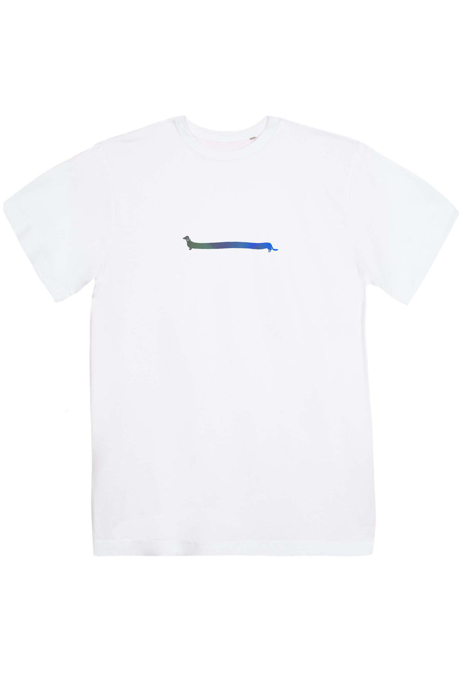 Holographic long dog T-shirt - Limited Edition