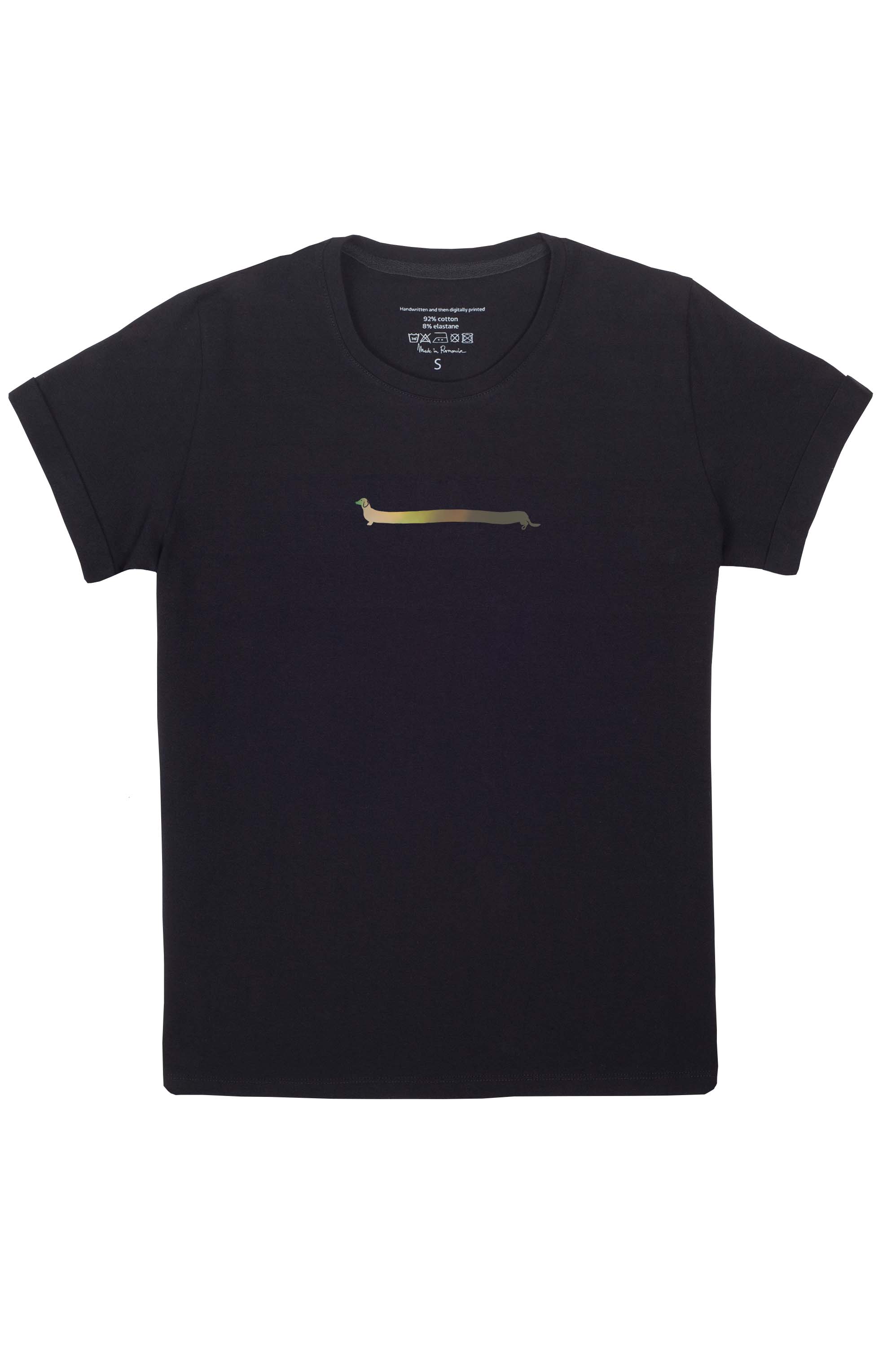 Holographic long dog T-shirt - Limited Edition