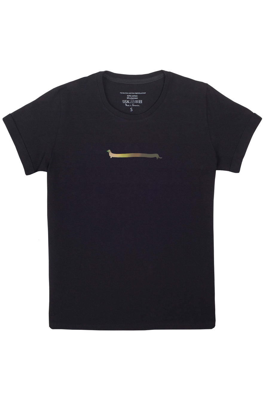 Holographic long dog T-shirt - Limited Edition