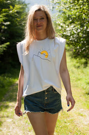 SUNSET Sleeveless T-shirt