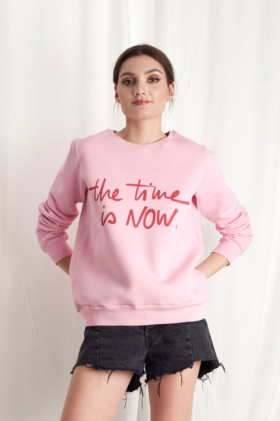 THE TIME IS NOW sweatshirt
